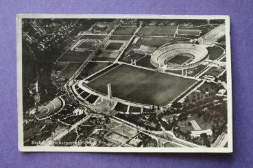 Ansichtskarte Luftbild AK Berlin 1936 Reichssportfeld Straßen Stadion Tribüne Olympia Ortsansicht Architektur